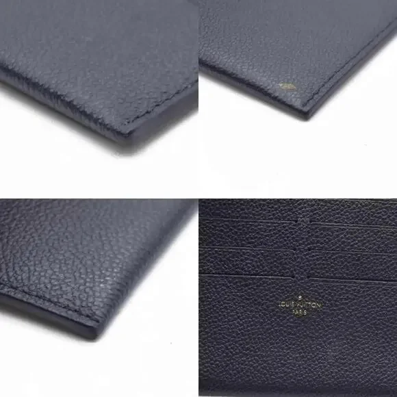 LOUIS VUITTONEpi Pochette Felicie Black Noir Card Holder